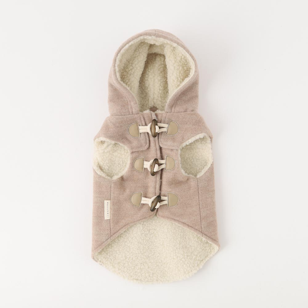 Duffel hood lining boa vest