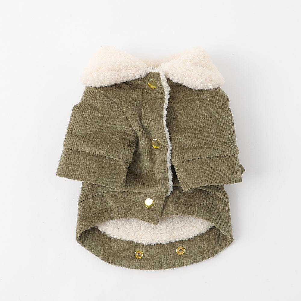 corduroy boa jacket