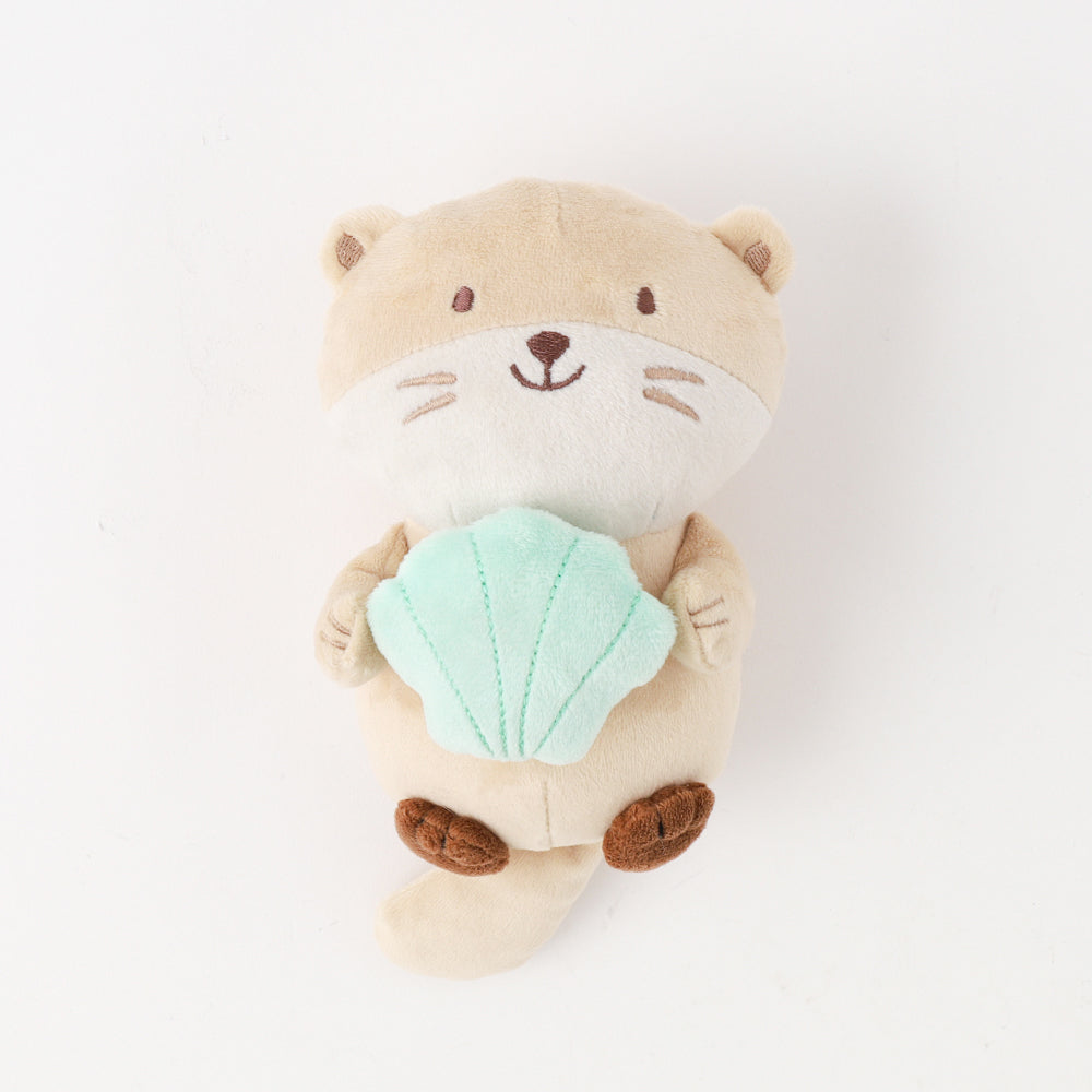 sea otter and seashell toy