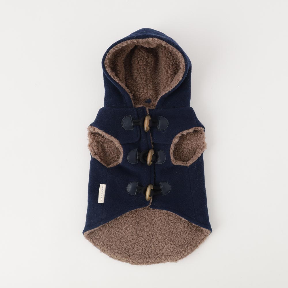 Duffel hood lining boa vest