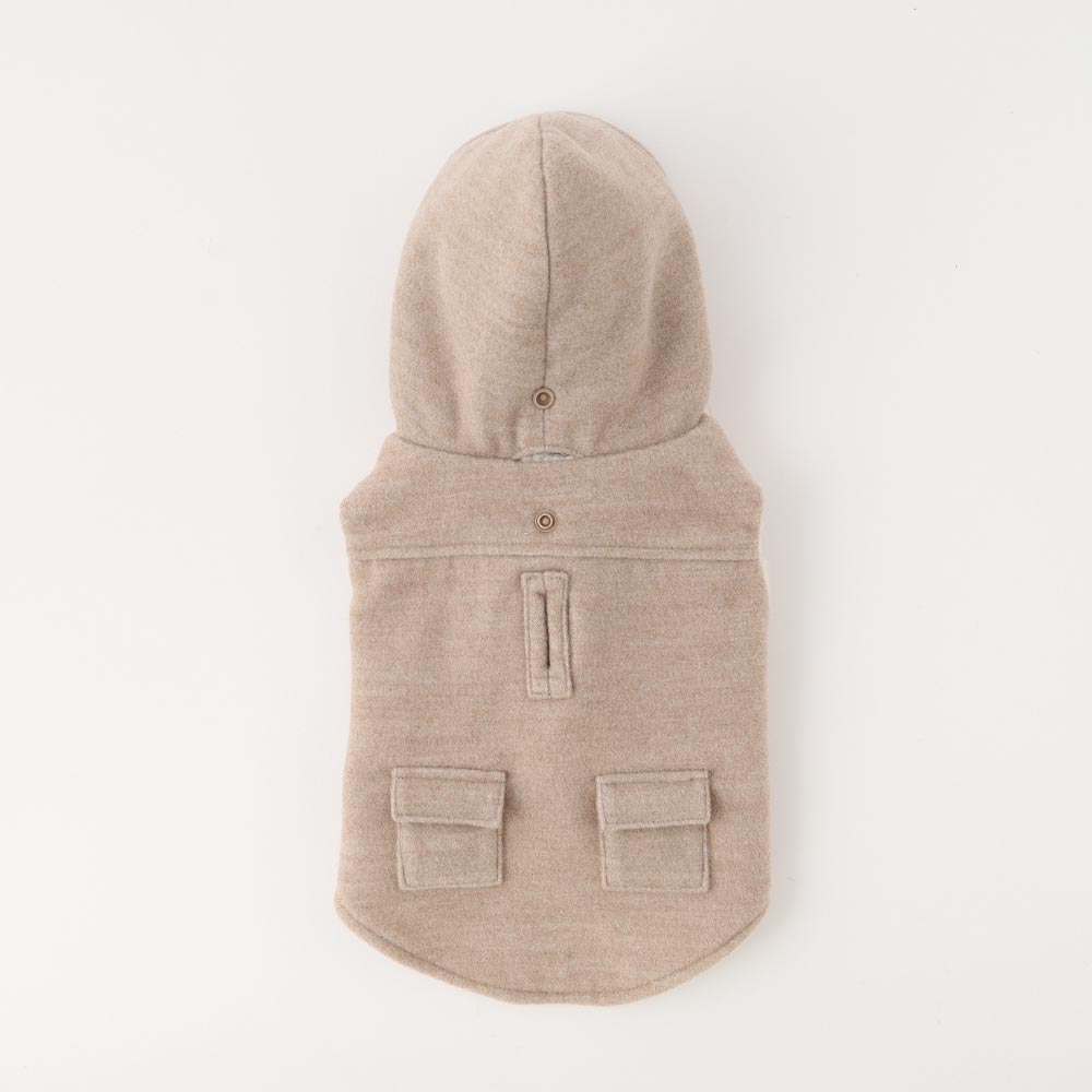 Duffel hood lining boa vest