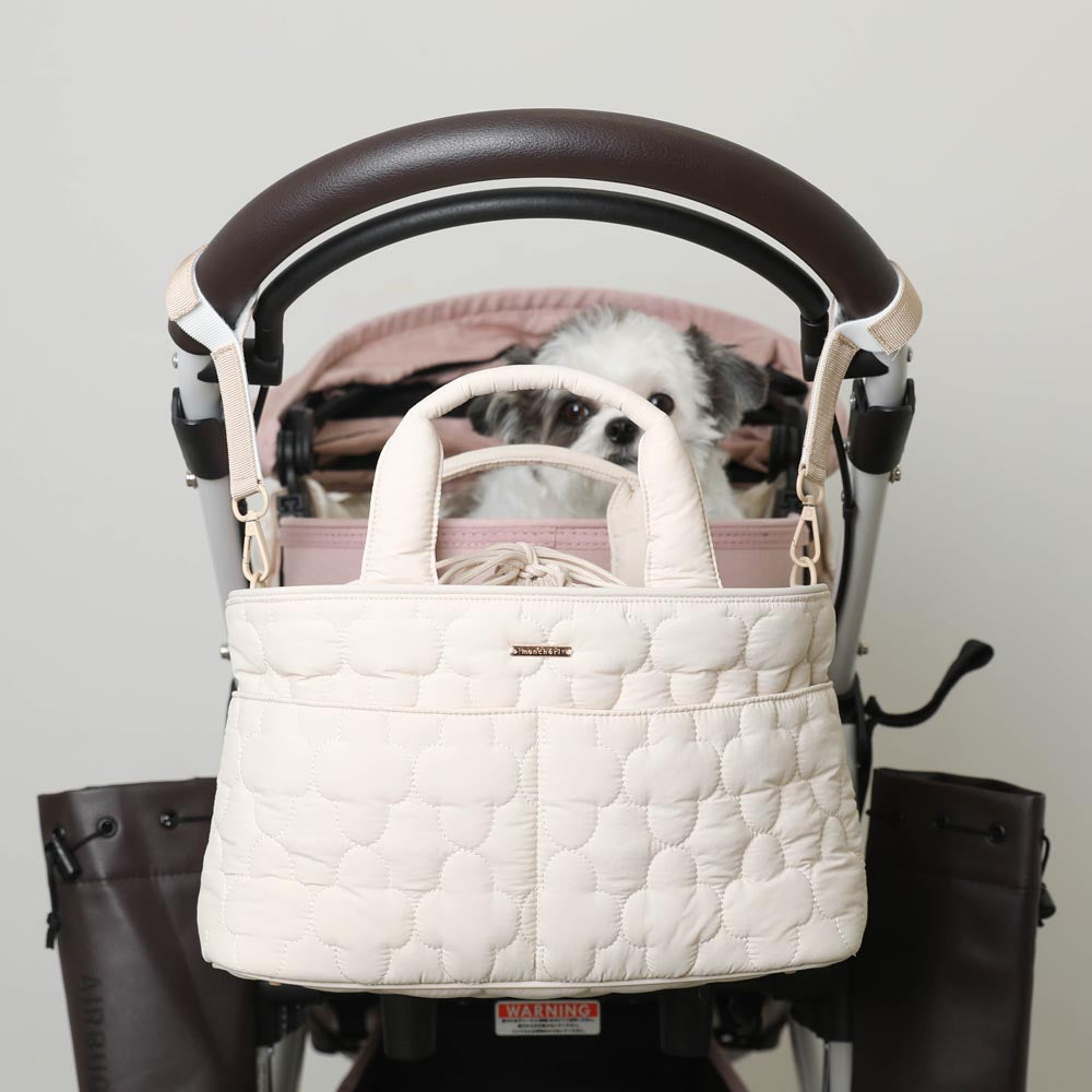 花卉绗缝3way外出包