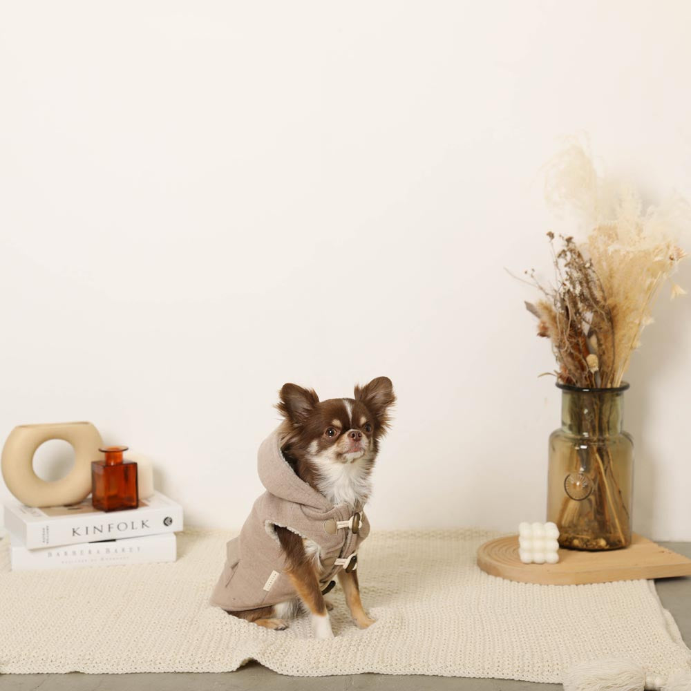 Duffel hood lining boa vest