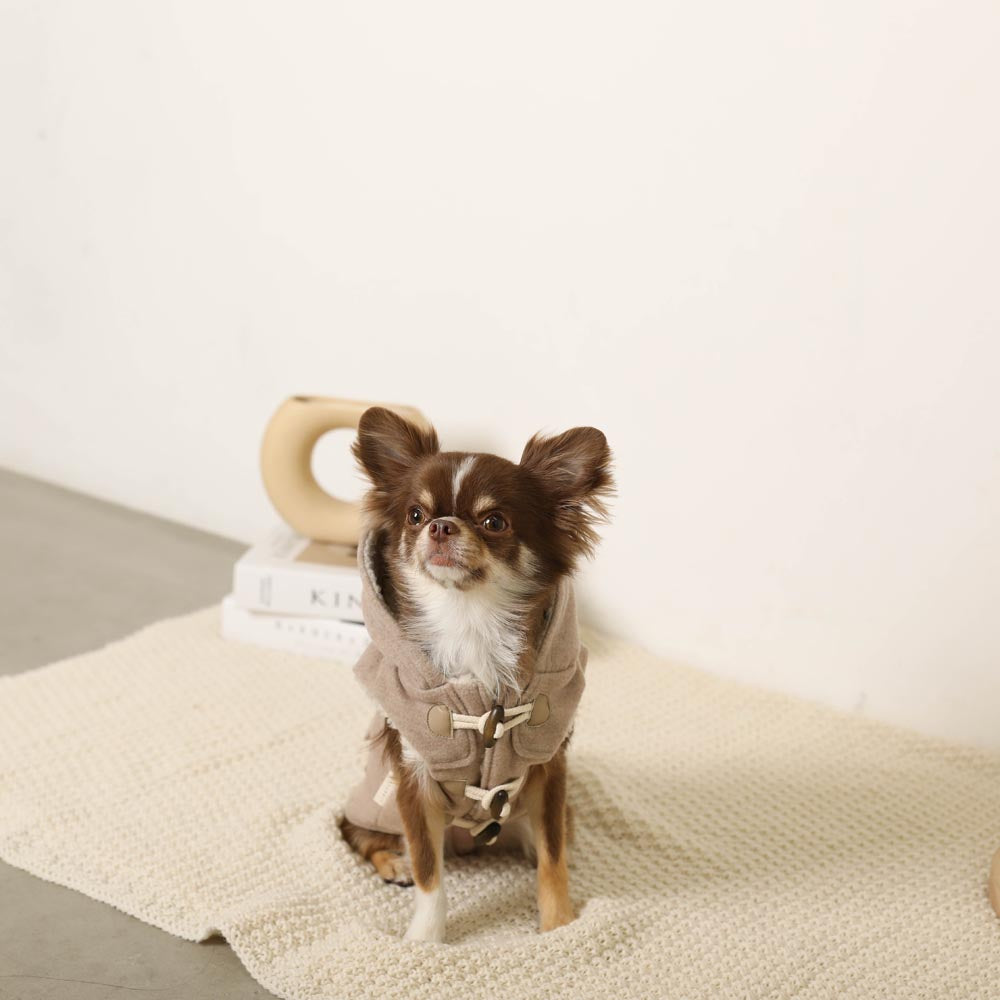 Duffel hood lining boa vest