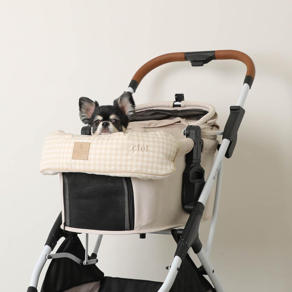 宠物推车下巴靠垫套组【名纹刺绣对应】