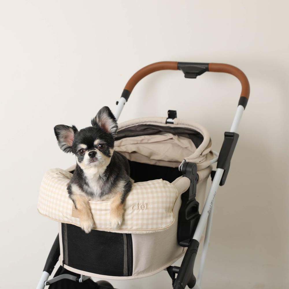 宠物推车下巴靠垫套组【名纹刺绣对应】