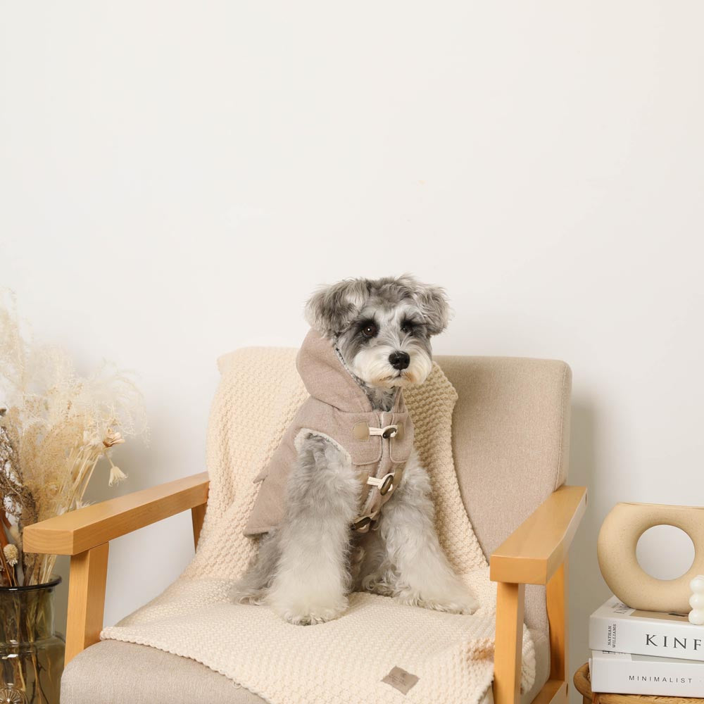 Duffel hood lining boa vest