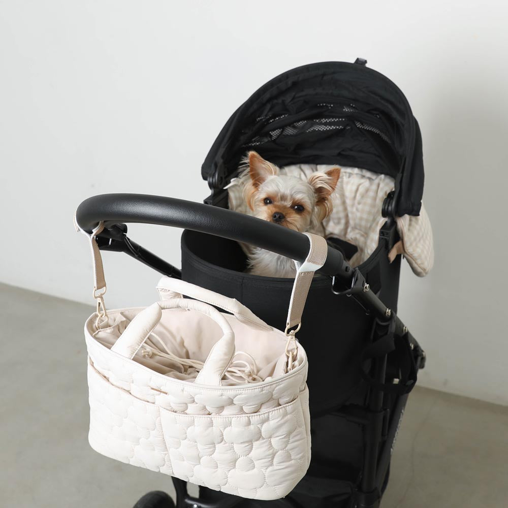 花卉绗缝3way外出包