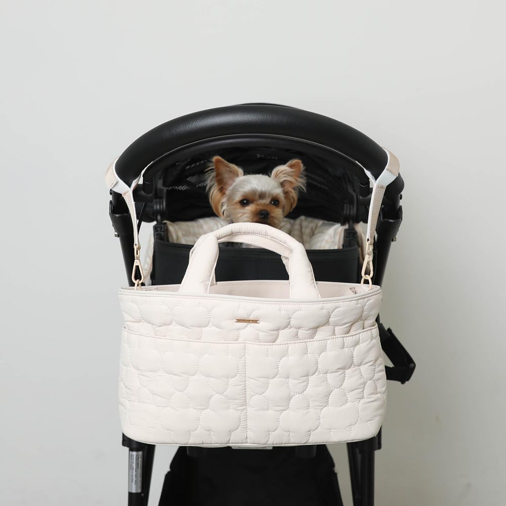 花卉绗缝3way外出包