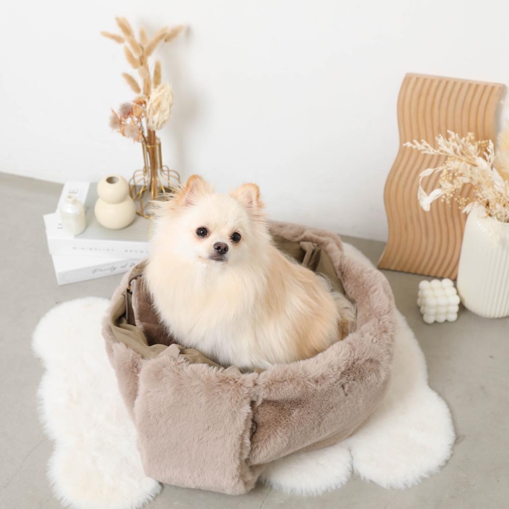 2wayハンモック型メッシュ付きファースリングバッグ