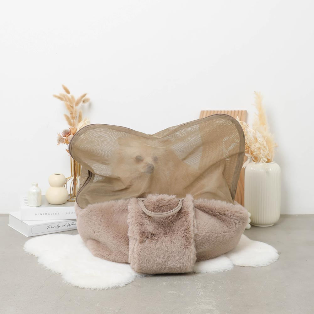 2wayハンモック型メッシュ付きファースリングバッグ