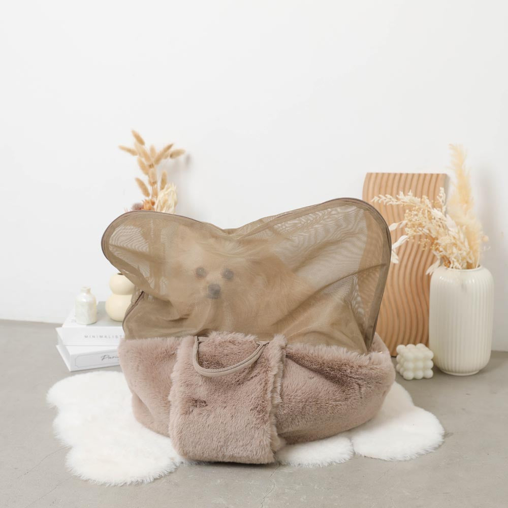 2wayハンモック型メッシュ付きファースリングバッグ