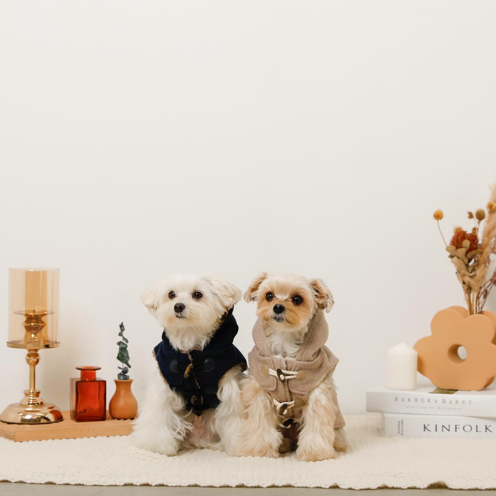 Duffel hood lining boa vest