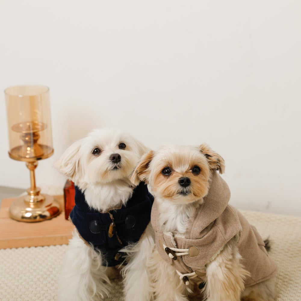 Duffel hood lining boa vest