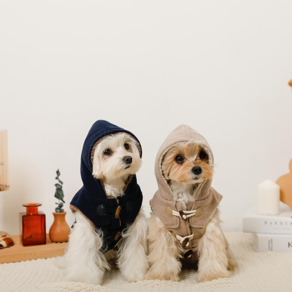 Duffel hood lining boa vest