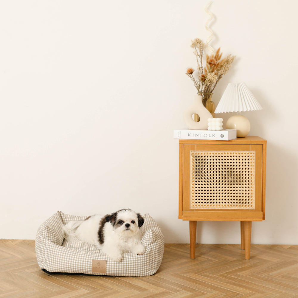 ギンガムチェッククッションベッド