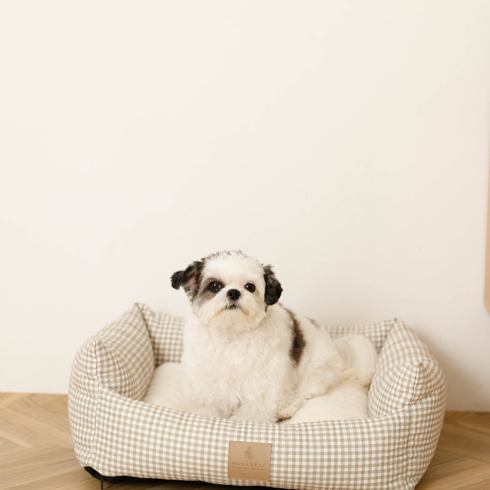 ギンガムチェッククッションベッド