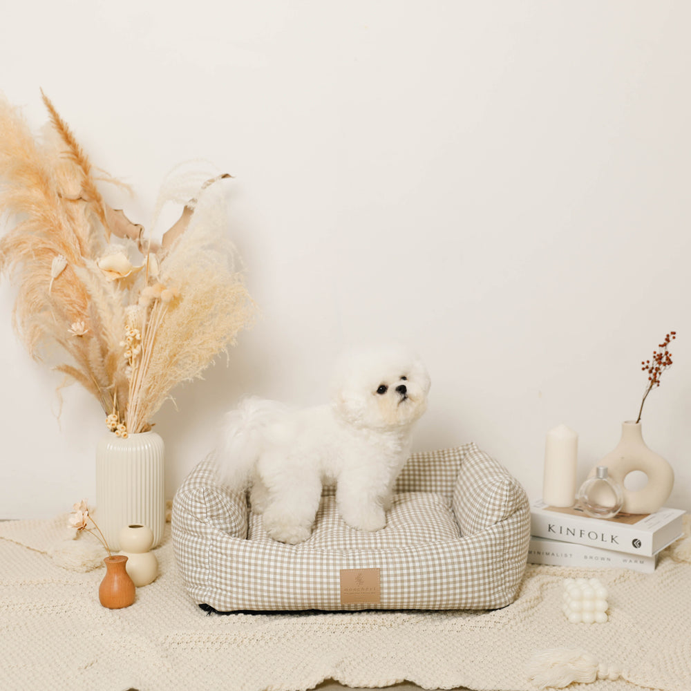 ギンガムチェッククッションベッド