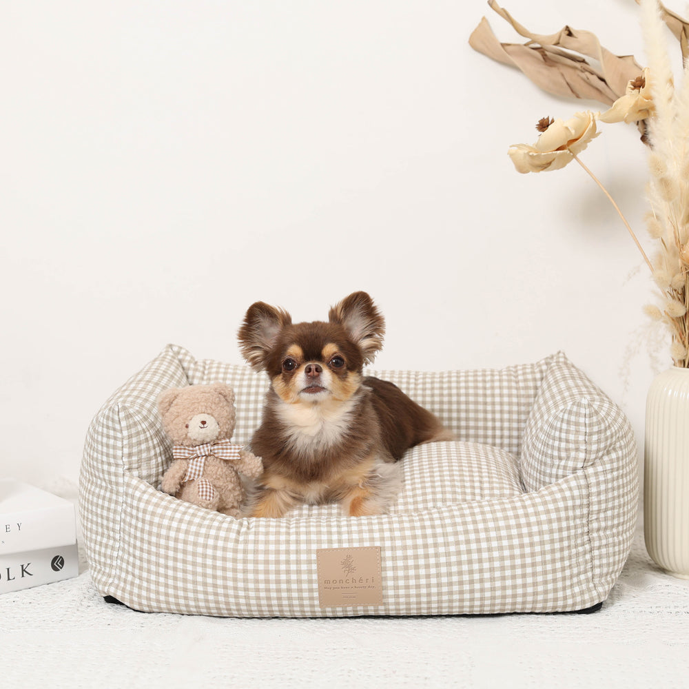 ギンガムチェッククッションベッド