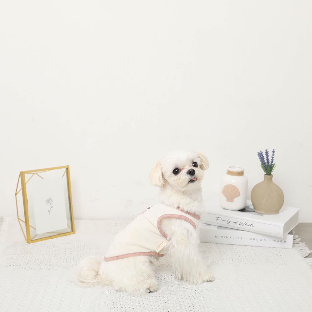 冷感アイスロゴプリントノースリーブトップス【保冷剤対応】