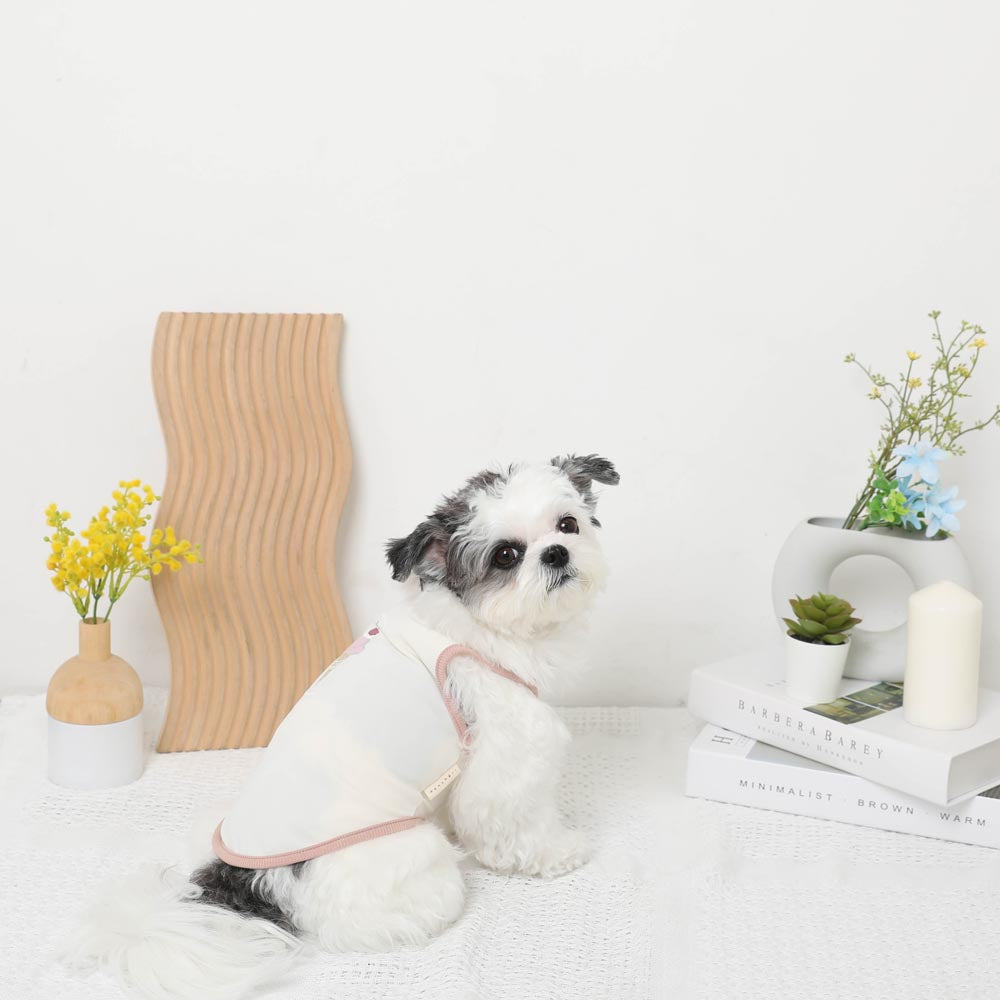 冷感アイスロゴプリントノースリーブトップス【保冷剤対応】