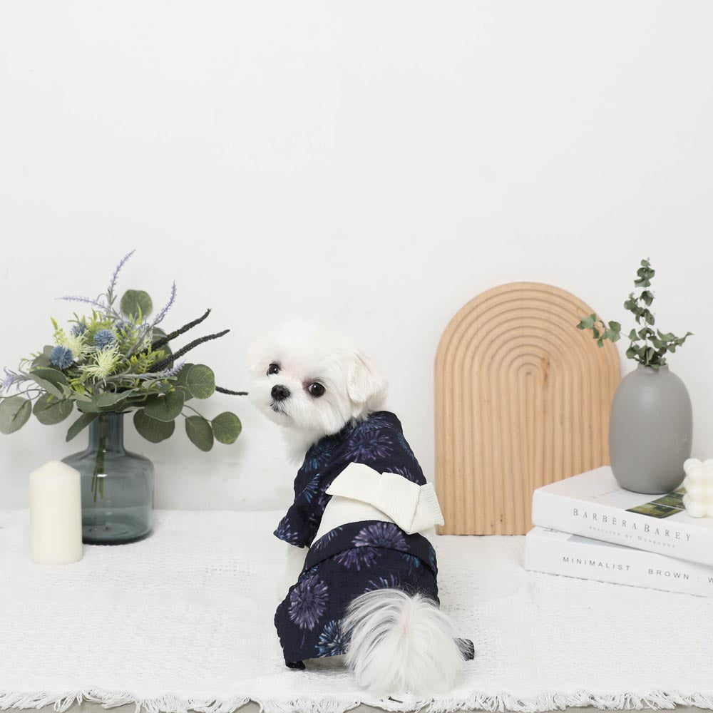 冷感防虫水彩烟花图案浴衣【保冷剂对应】