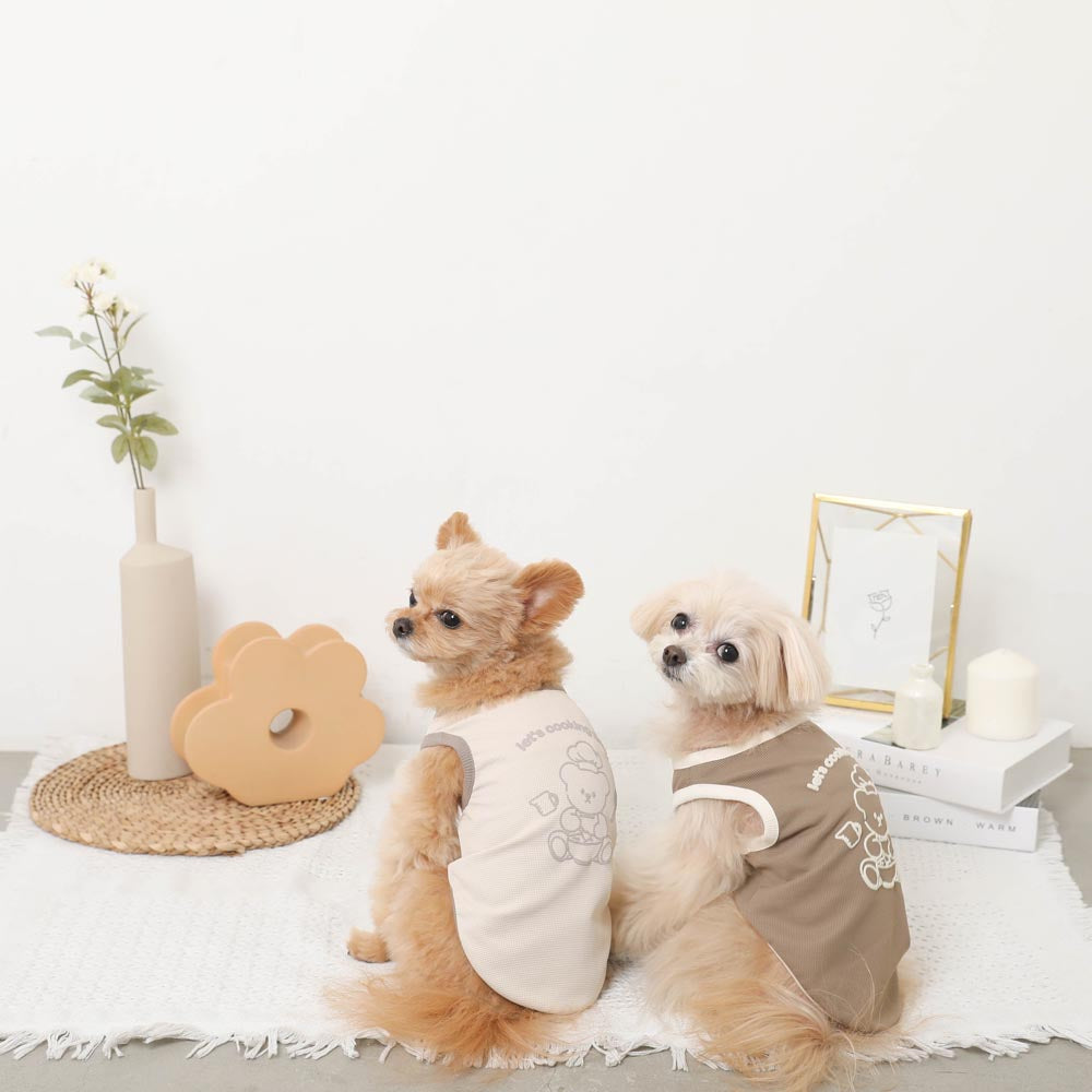 冷感防虫烹饪熊样品无袖上衣【保冷剂对应】