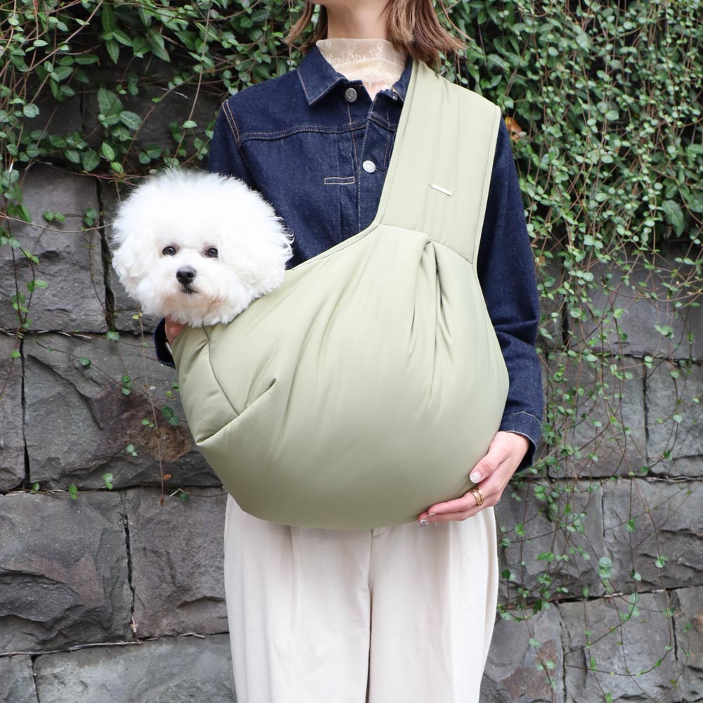 2wayハンモック型メッシュ付きスリングバッグ