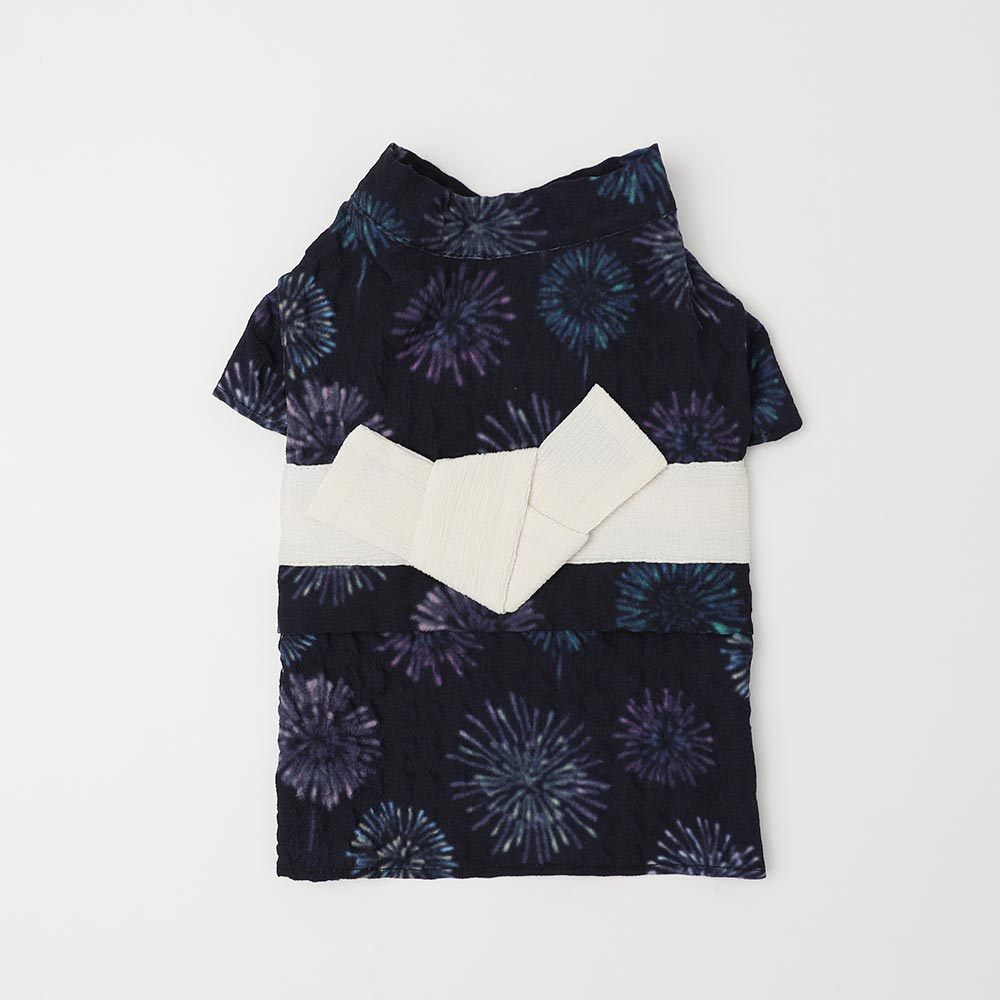 冷感防虫水彩烟花图案浴衣【保冷剂对应】