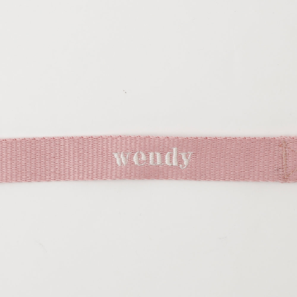 ボアチューリップ刺繍ハーネス+リードSET【名入れ刺繍対応】