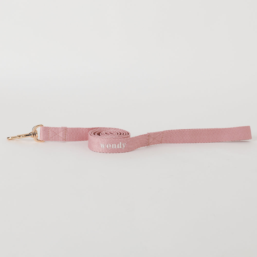 ボアチューリップ刺繍ハーネス+リードSET【名入れ刺繍対応】