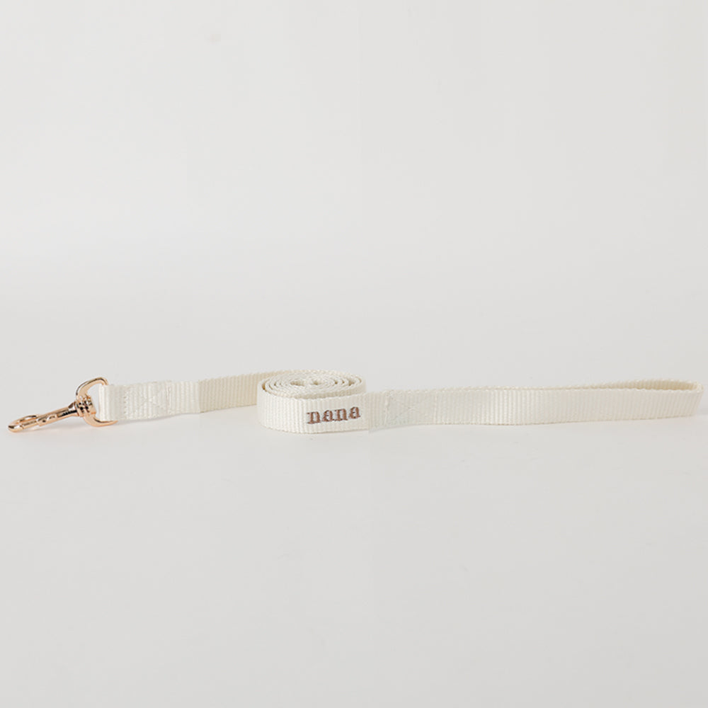 ボアチューリップ刺繍ハーネス+リードSET【名入れ刺繍対応】