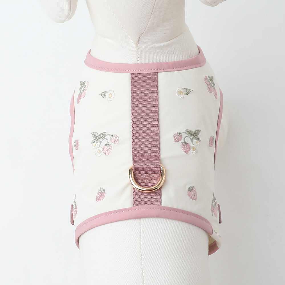 冷感草莓刺绣线束+导线设置【名入刺绣对应】【保冷剂对应】