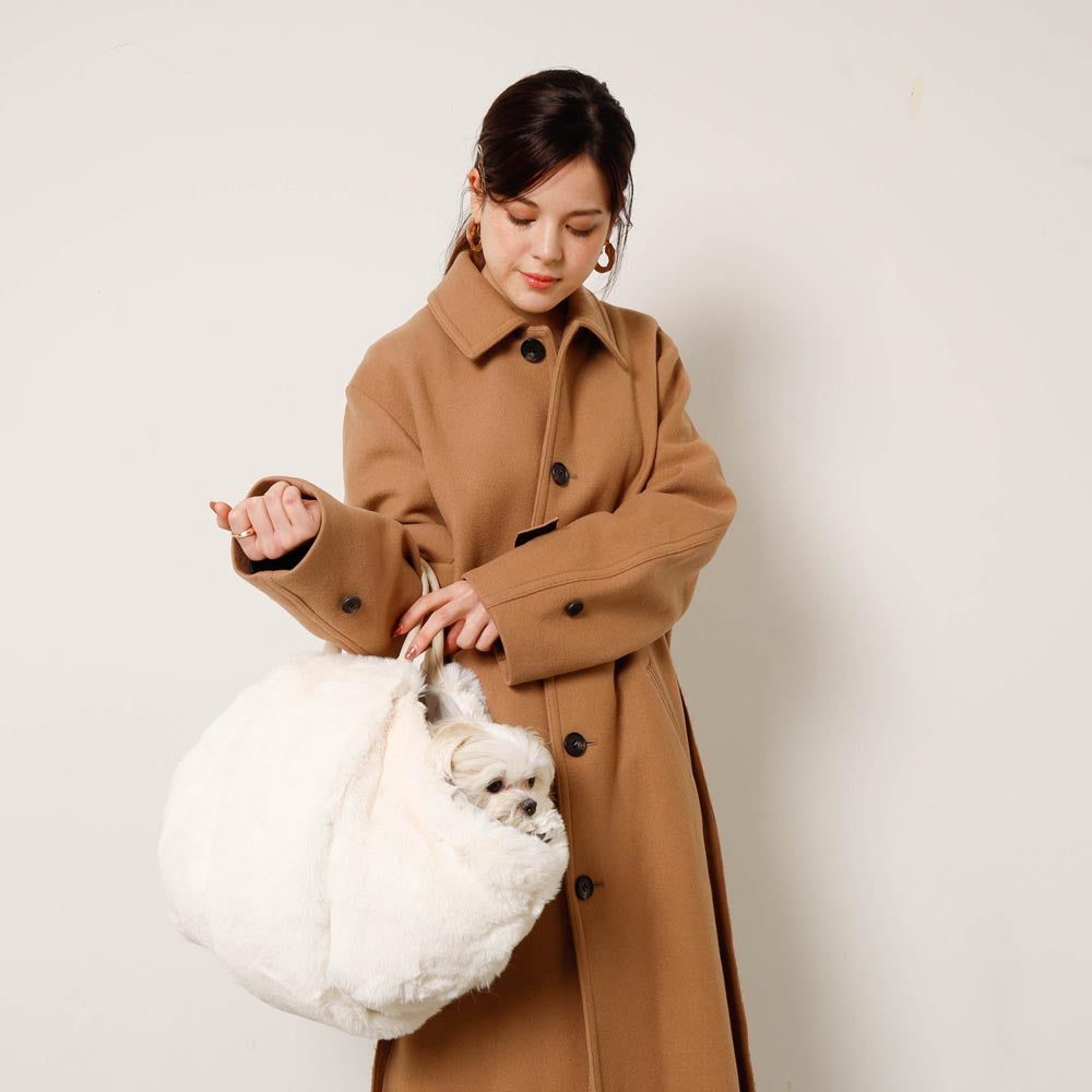 2wayハンモック型メッシュ付きファースリングバッグ