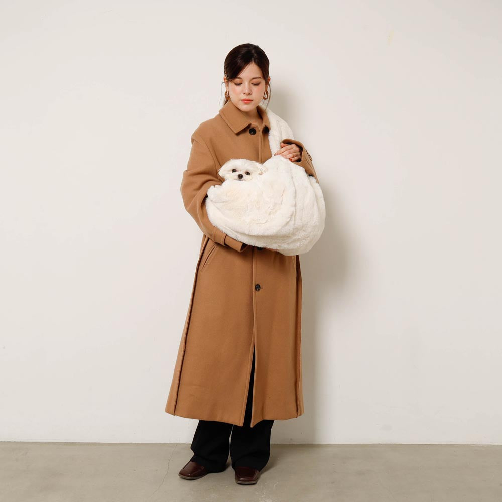 2wayハンモック型メッシュ付きファースリングバッグ