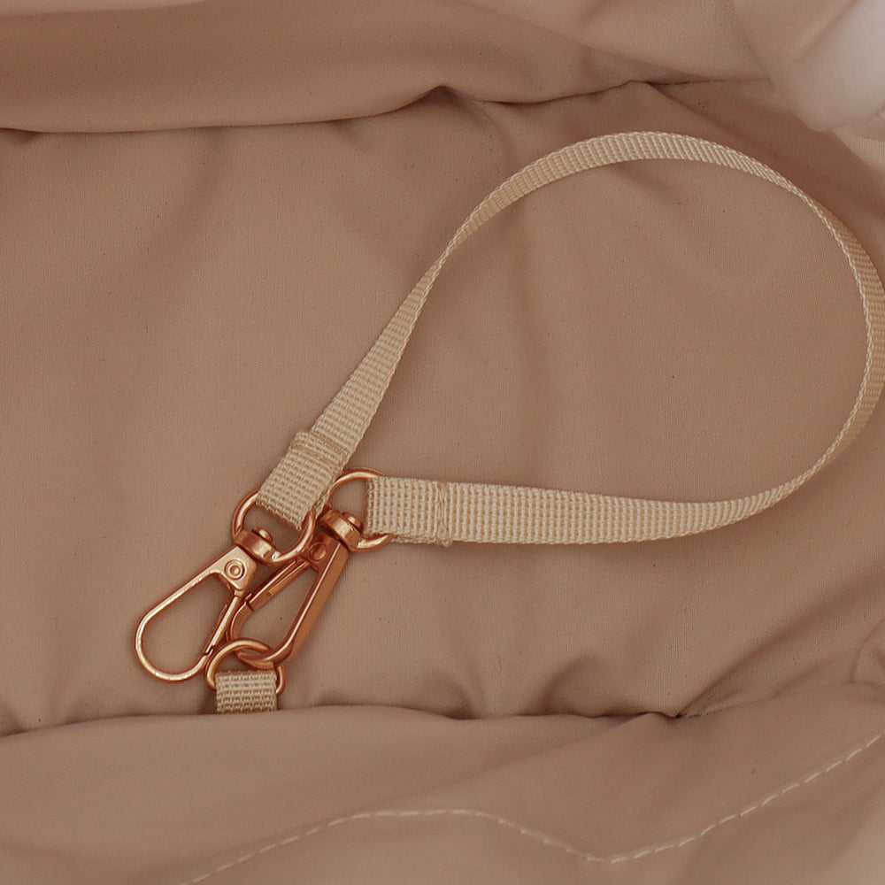 花柄刺繍キルティングラウンドスリング