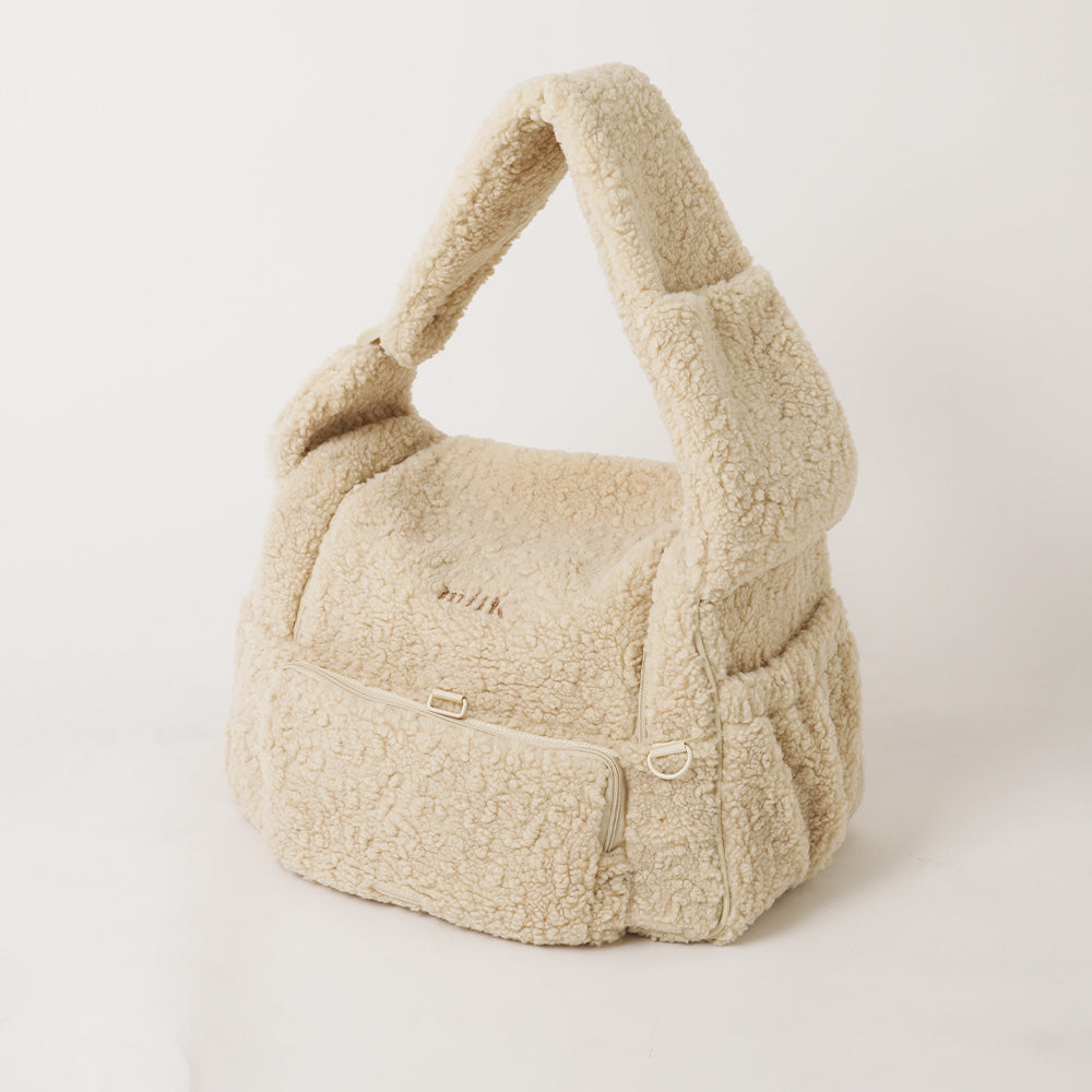 フロントオープンボアスリング クッション付【名入れ刺繍対応】