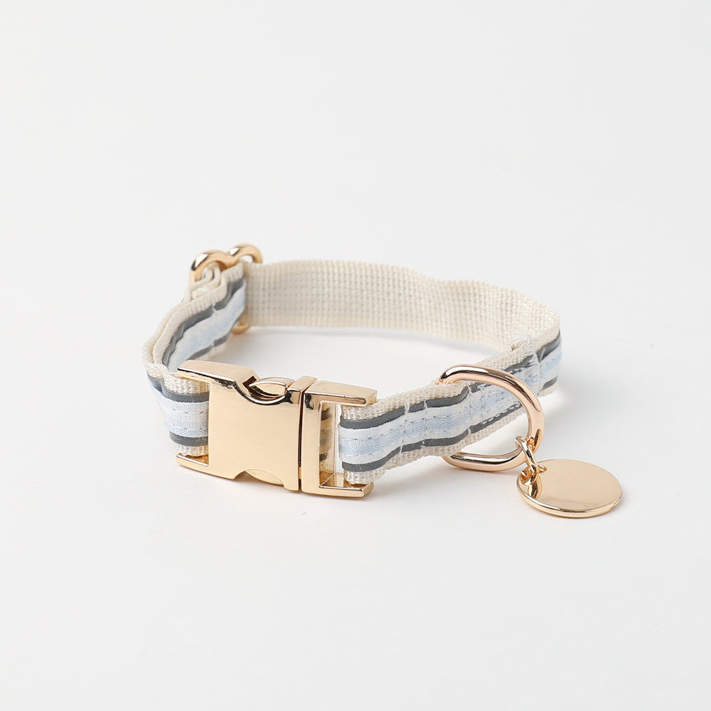 反射チェック柄バックルカラー【名入れ彫刻対応】