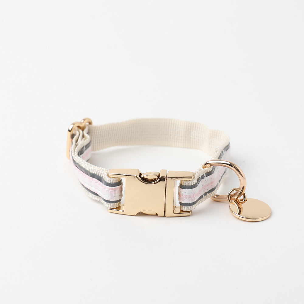 反射チェック柄バックルカラー【名入れ彫刻対応】