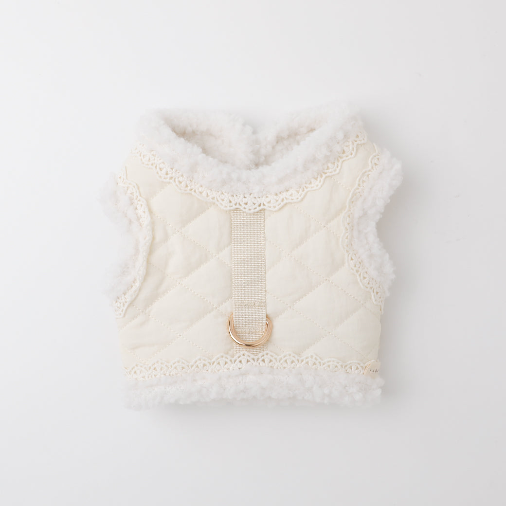 キルティングボアレースハーネス+リードSET【名入れ刺繍対応】