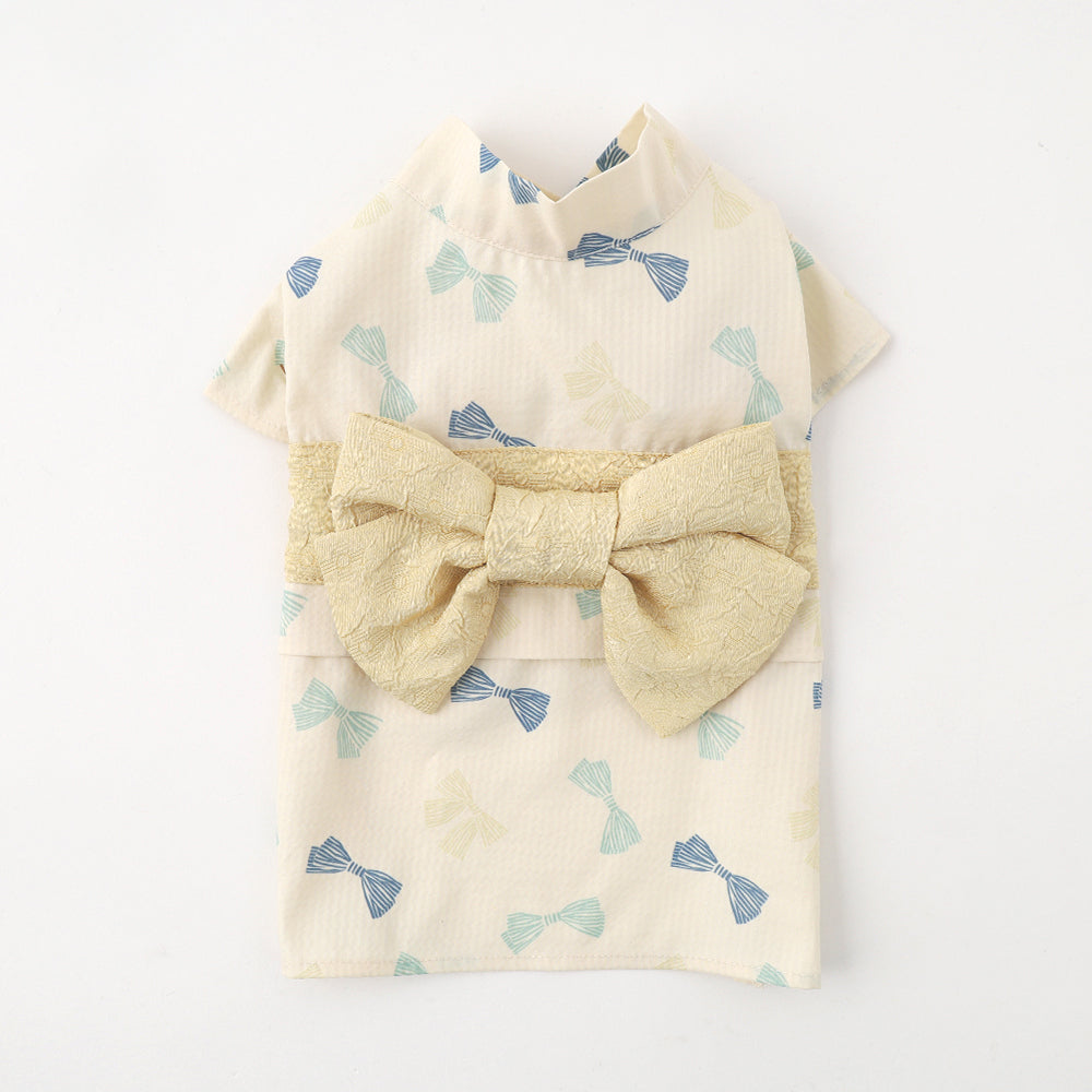 冷感リボン柄浴衣