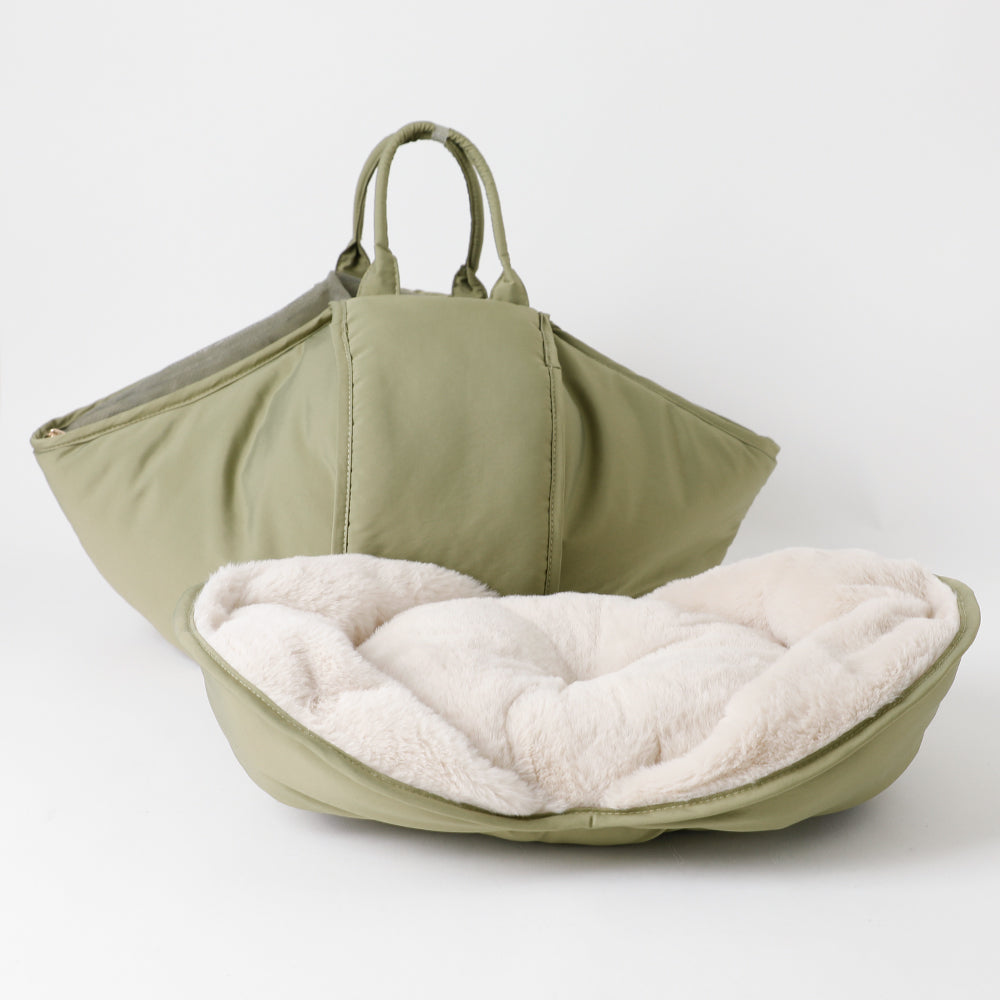 2wayハンモック型メッシュ付きスリングバッグ