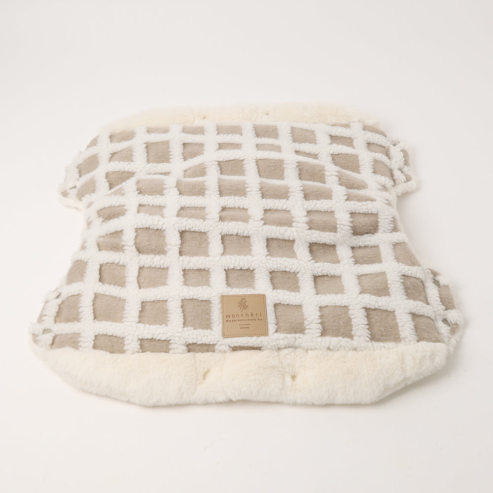 ペットカートチェックボアハンドマフ