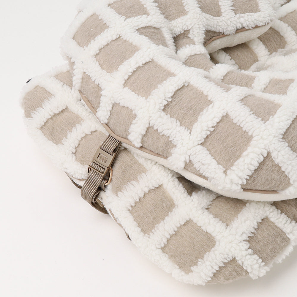 宠物推车格子垫皮罗