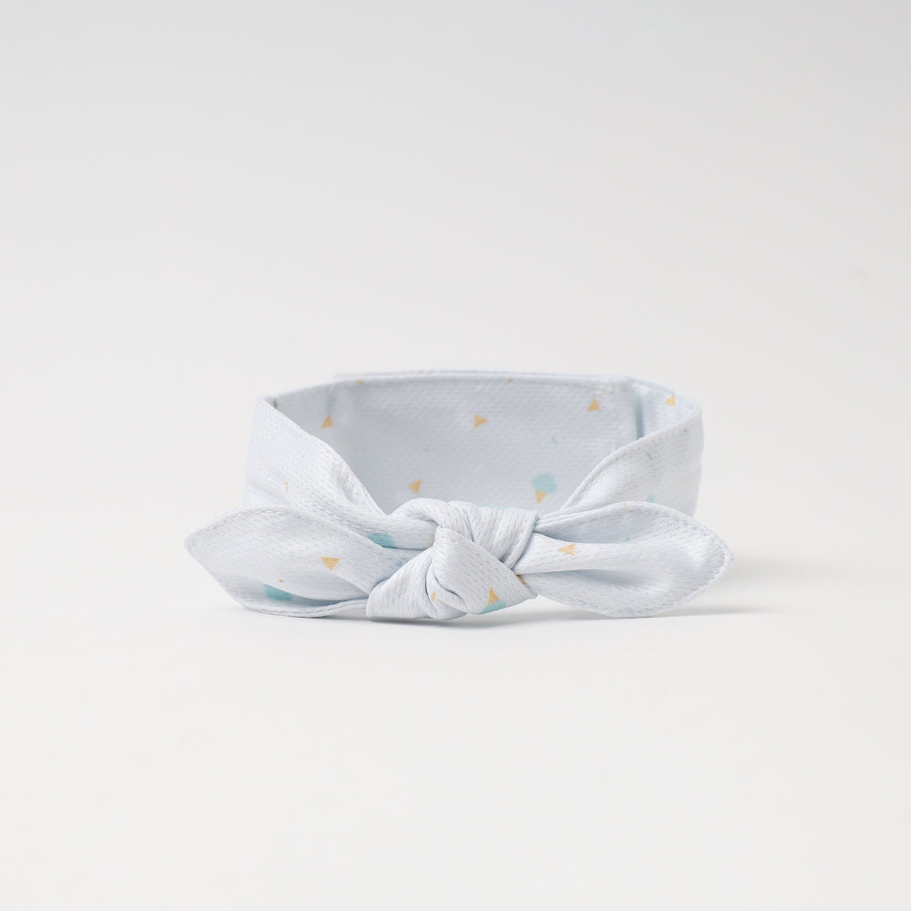 冷感防虫アイスプリントリボンバンダナ【保冷剤付き】