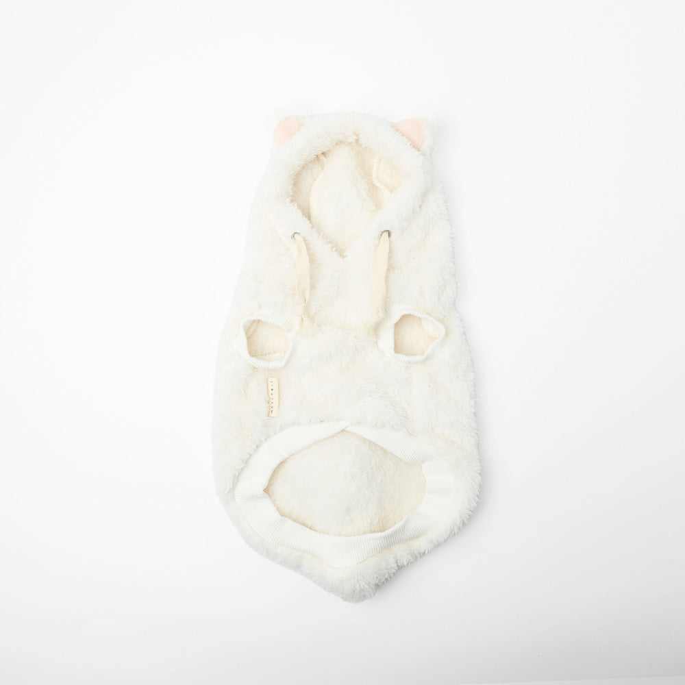 Cat sleeveless hoodie