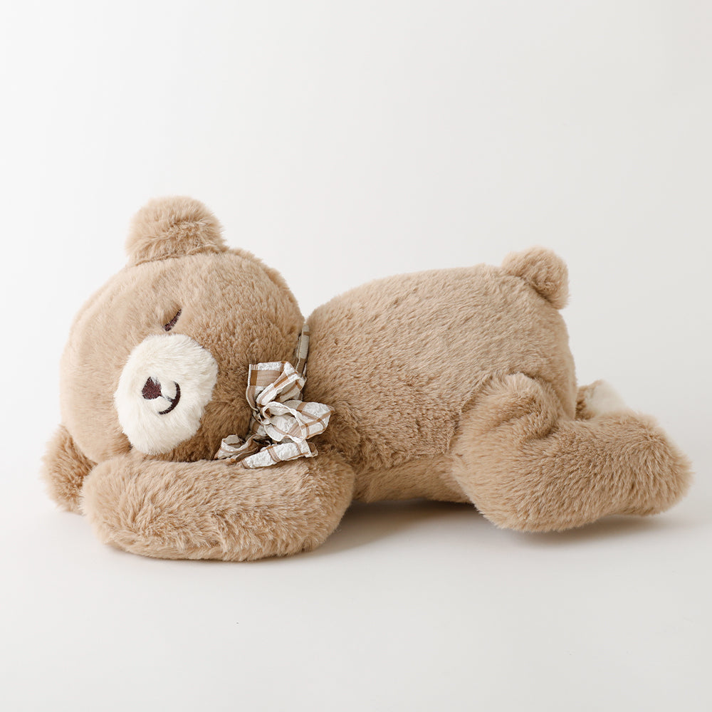 Sleeping bear stuffed toy