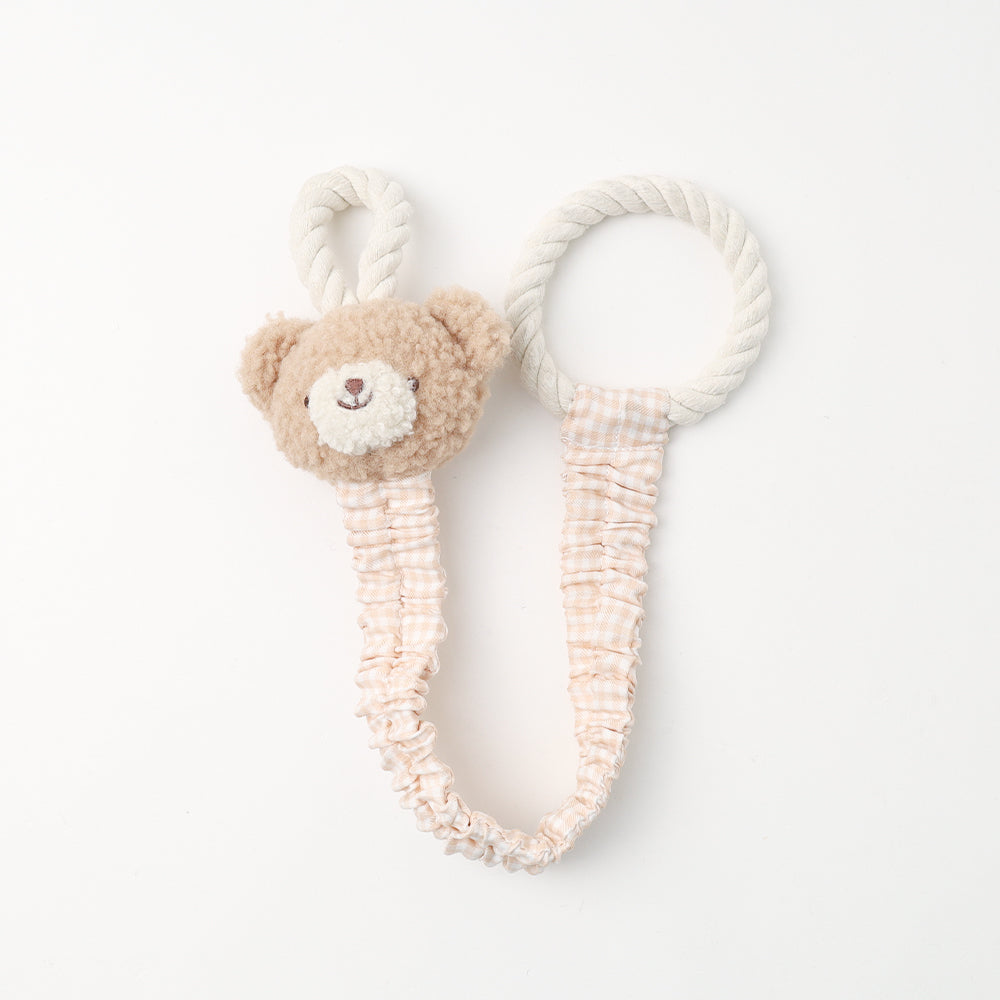 Bear pulling rope toy
