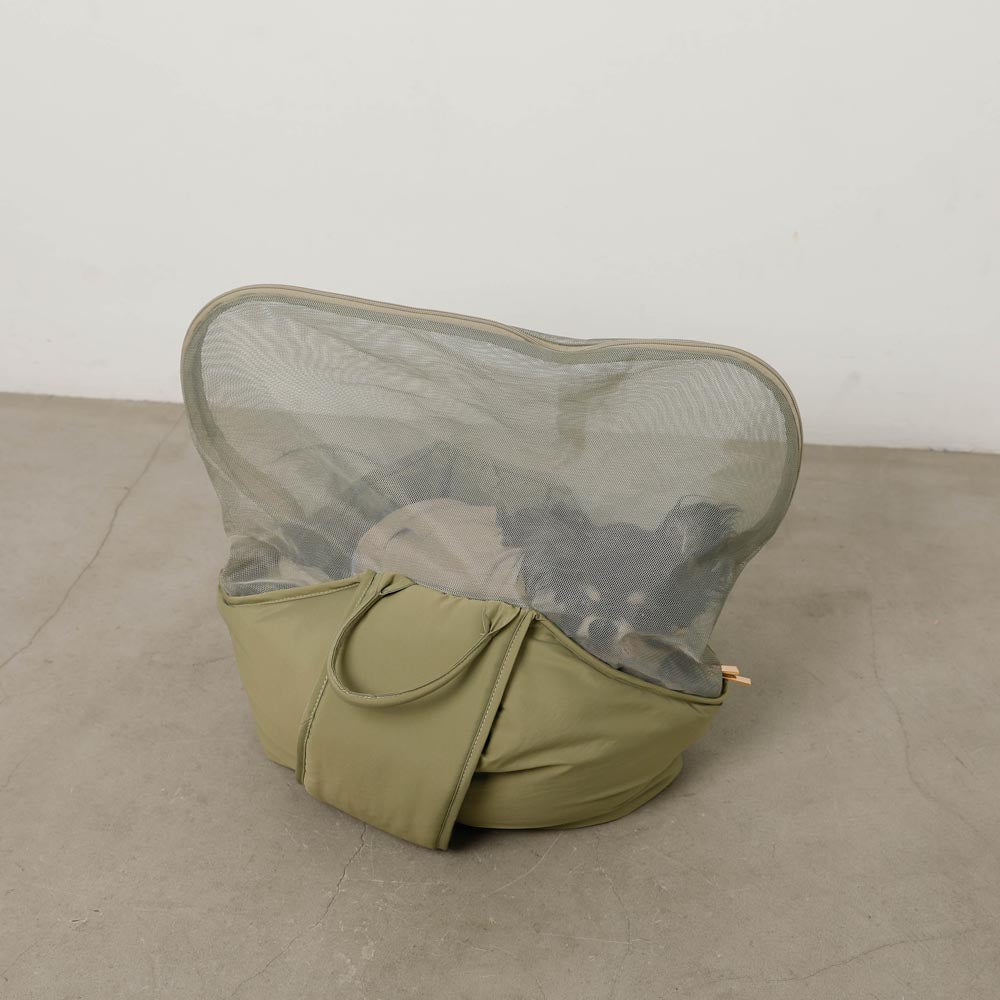 2wayハンモック型メッシュ付きスリングバッグ