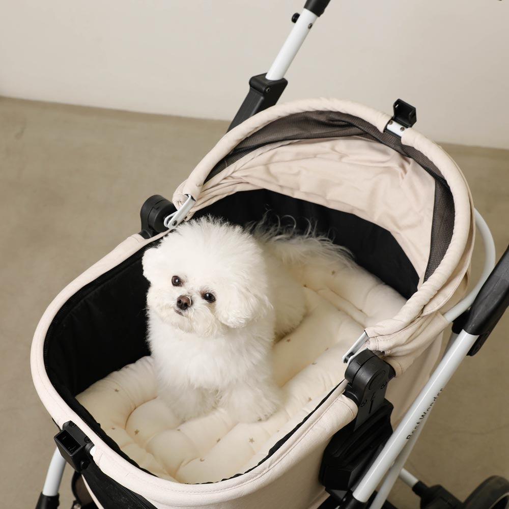 星星和月亮图案堆宠物车垫垫